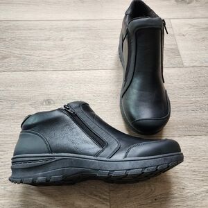 Easy Works By Easy Street Jovi Black Shoe Womens 12 Work Boot Slip Resistant